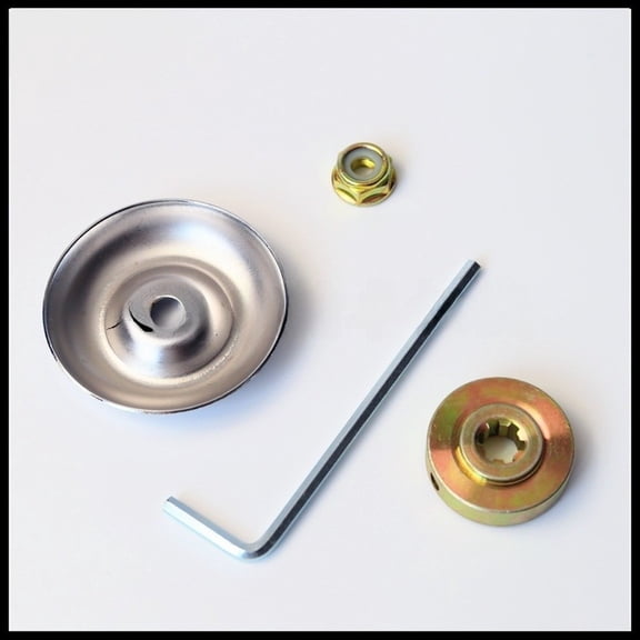 CaraMart Lawnmower Adapter Kit Gearbox Nut Tool Set for String Trimmer Brush