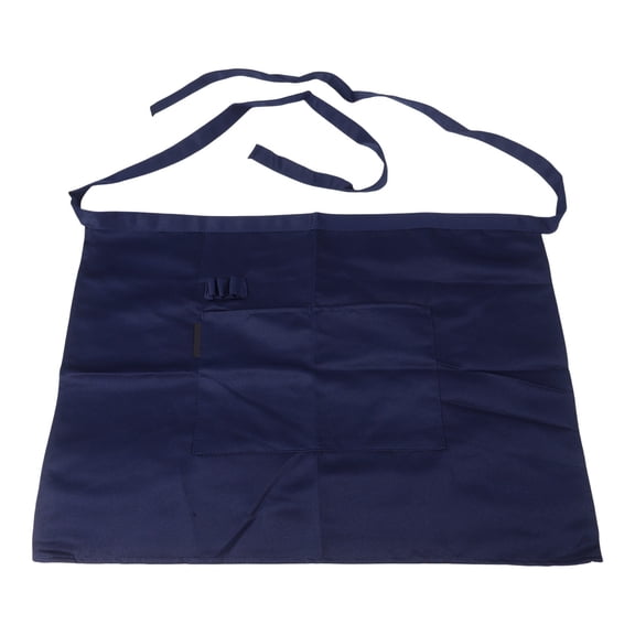 CaraMart Men's Women's Short Black Apron For Western Restaurant Cafe Kitchen And Chef