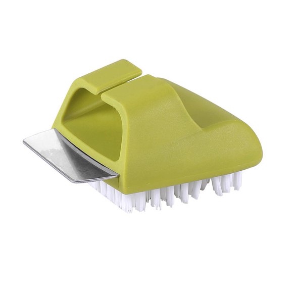 CaraMart Multifunctional stainless steel grill net cleaning brush with shovel