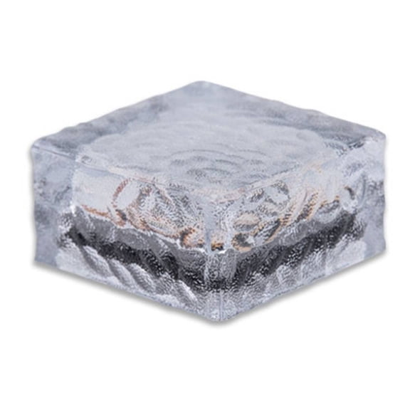 CaraMart Outdoor ice cube brick solar LED ground terrace courtyard garden luminous light