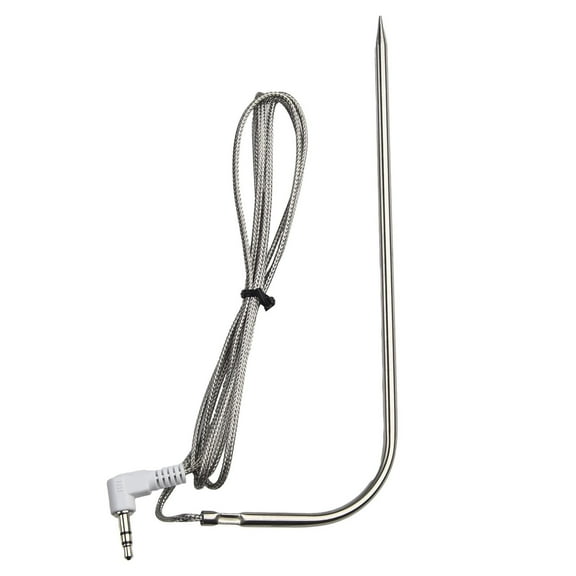 CaraMart PT1000 Resistance Temperature Probe for TRAEGER Grills and Charcoal Grill Digital Thermostats Stainless Steel Design