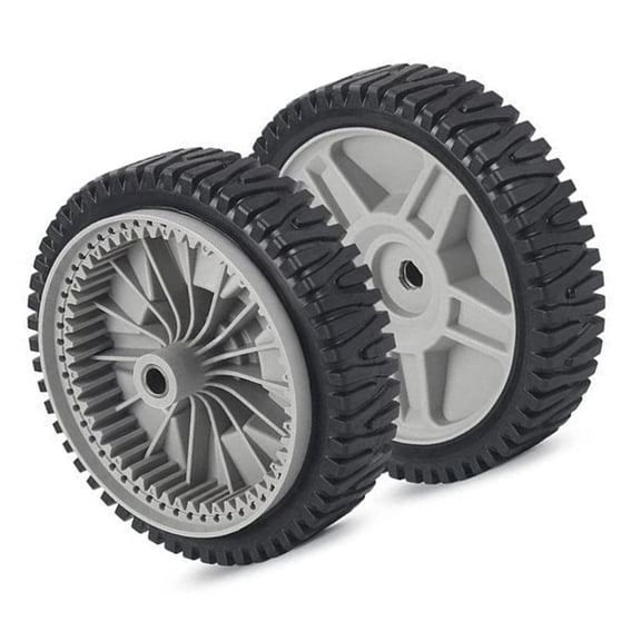 CaraMart Plastic 8 Inch Deck Roller Wheels for Craftsman 5 Series Mowers Supporting Reliable Motion Through Grass Dirt and