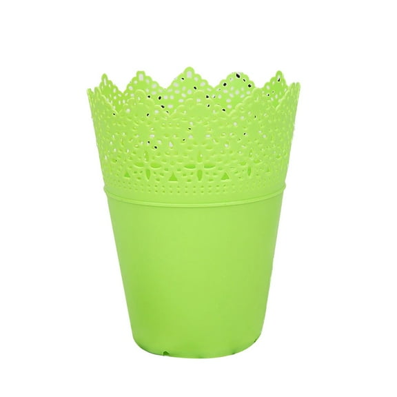 CaraMart Plastic Crown Vase for Desk Use as Flower Holder Pen Container Cosmetic Organizer or Small Item Storage Option