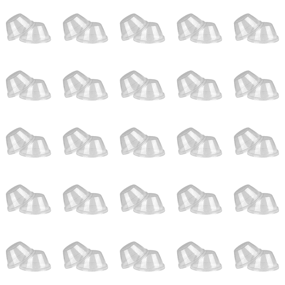 CaraMart Plastic Grow Domes 50pcs for Starting Kits Maintains Growing Environment Fits Most Standard Planting Containers