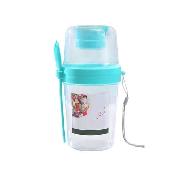 CaraMart Portable Salad Shaker Cup: Large Capacity, Reusable & Multifunctional with