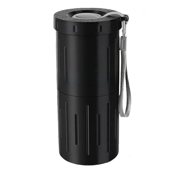 CaraMart Portable Snack Spit Cup with Dual Compartment Printed