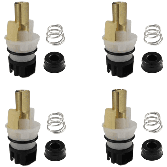 CaraMart RP25513 Faucet Valve Core Kit for Two Handle Faucets Repair Parts RP4993 Rubber