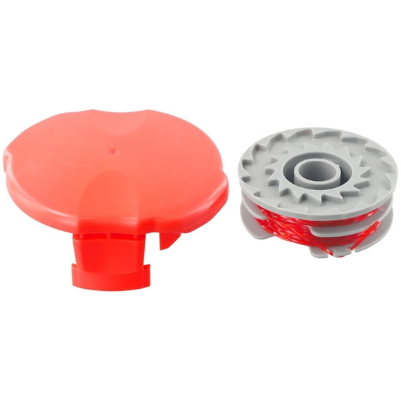 CaraMart Replacement Spool Cap Cover with Double Autofeed Spool and Line for Flymo Power Trim 300 500 700 and Contour Models