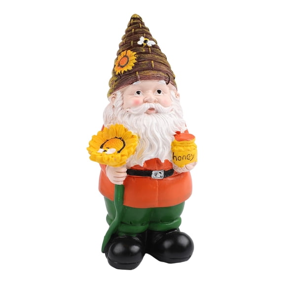 CaraMart Resin Garden Gnome with Weather Resistant Finish Long Lasting Decoration