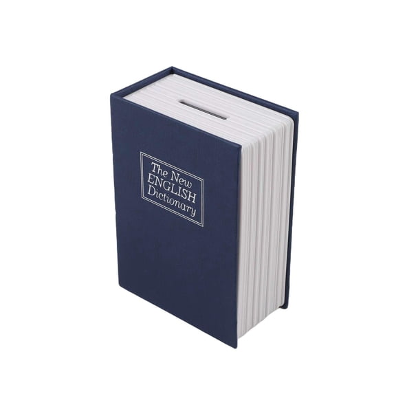 CaraMart Secure Your Valuables with our Personal Book Safe Stylish Fabric Cover Steel