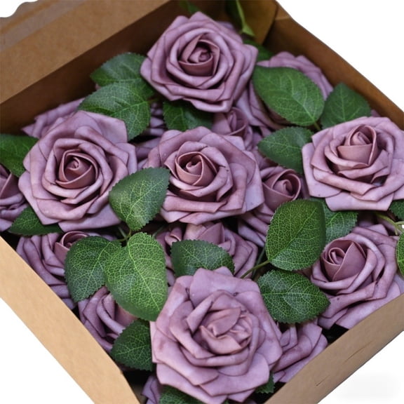 CaraMart Simulated Rose Flower Box Foam Simulation Wedding Decoration Wedding Home Decor