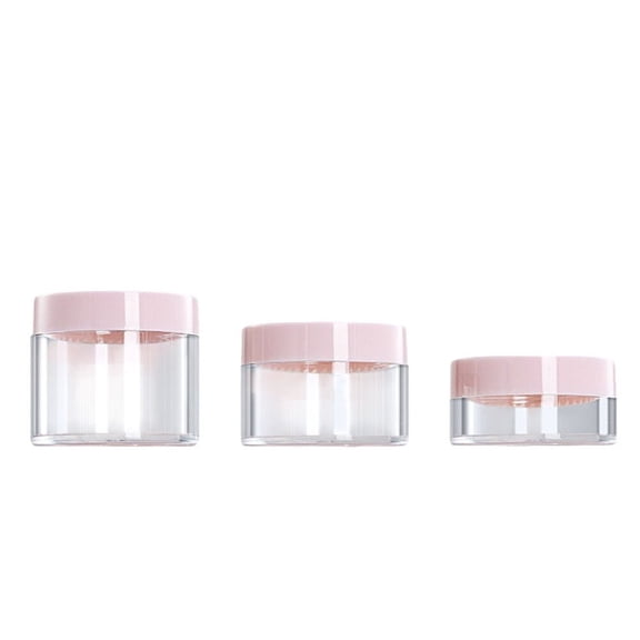 CaraMart Small Travel Jars Leak Proof Travel Size Cream Containers Jar with Lids