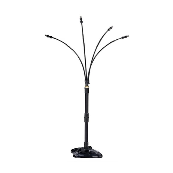 CaraMart Standing Misting System Brass Nozzle Multi Head Outdoor Terrace Courtyard Portable Adjustable Standing Cooling System Spray