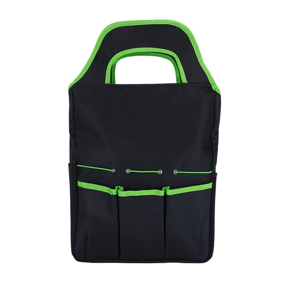 CaraMart Tool Bag 600D Oxford Fabric Garden Tool Storage With Handle and Multiple Pockets