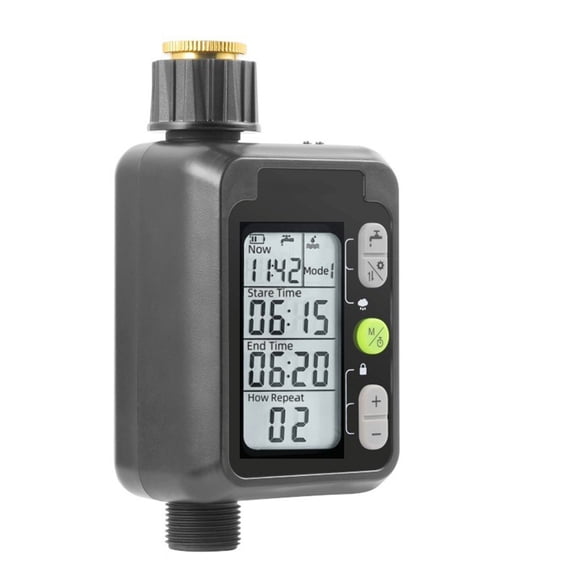 CaraMart Water Timer for Garden Programmable Automatic Sprinkler Timer with Rain Delay