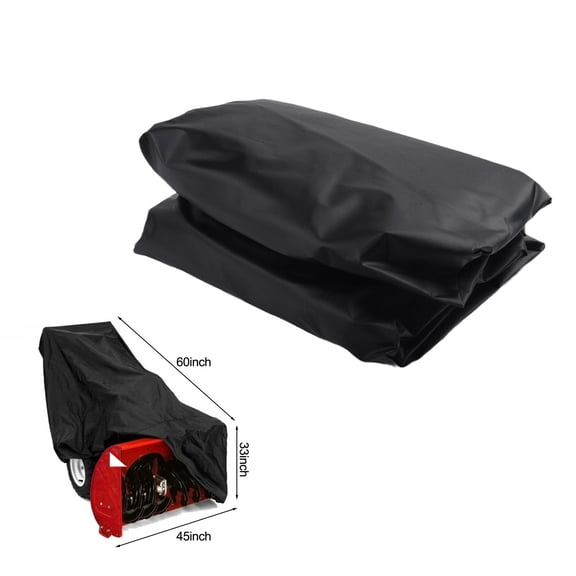 CaraMart Waterproof dustproof snow blower cover 210D Oxford cloth fit 60 33 45 inches rainproof outdoor snow blower dust cover