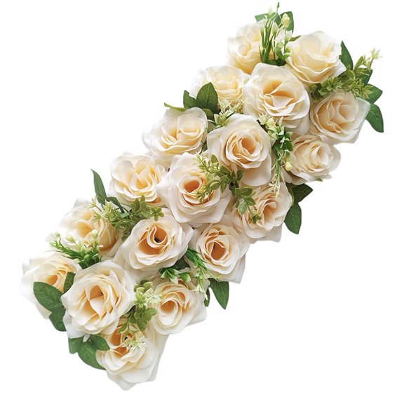 CaraMart Wedding flower arrangement,artificial flower path scene decoration flowers