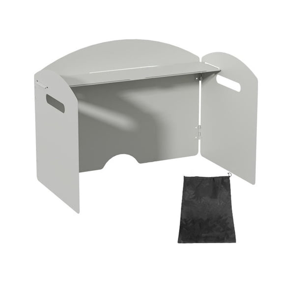 CaraMart Windproof 34-Panel Camping Stove Windscreen: For , Portable & Efficient!