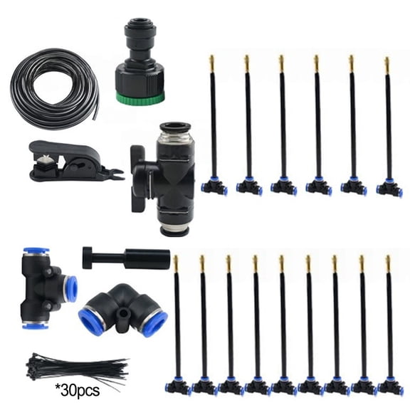 CaraMart for Versatile 1015m Garden Irrigation System: 360° Mist Cooling & Easy Setup!