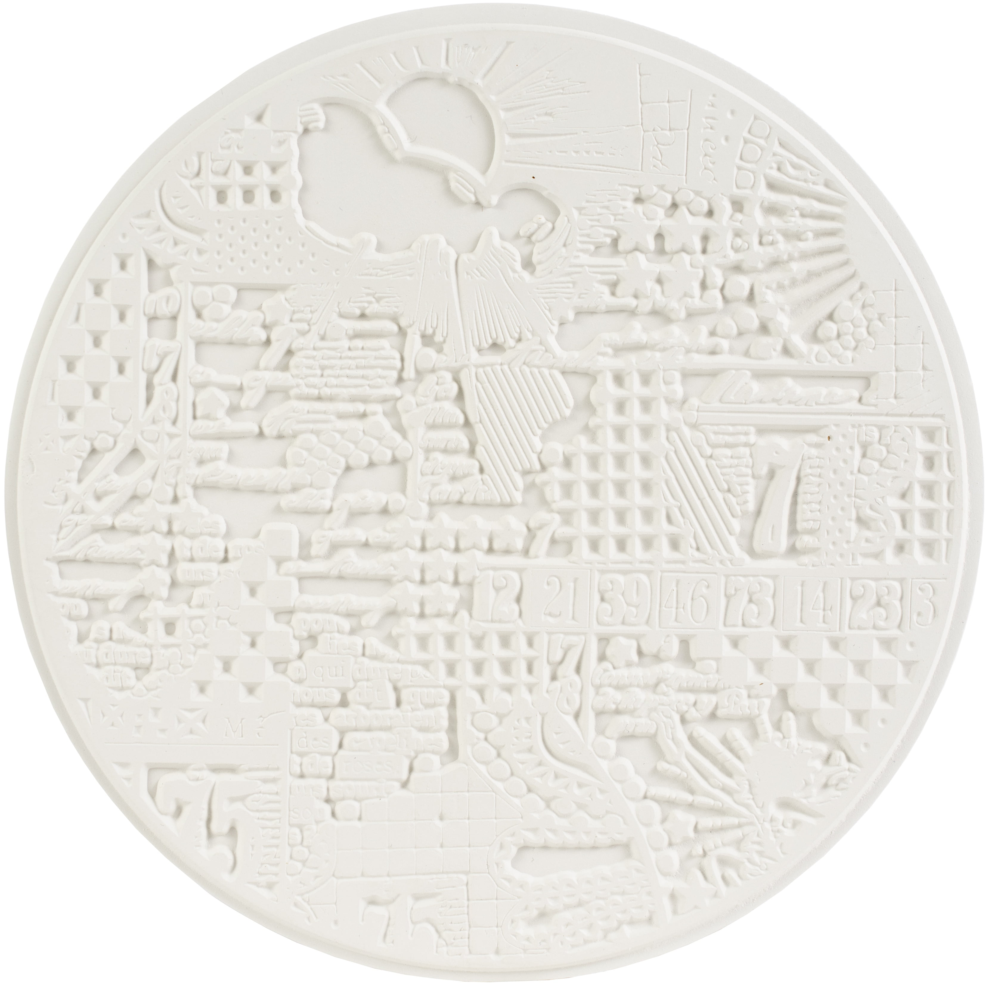 Carabelle Studio Art Printing Round Rubber Texture PlateBig Bang