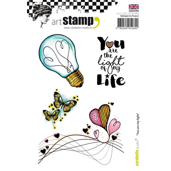 Carabelle Studio Cling Stamp A6-You Are My Light