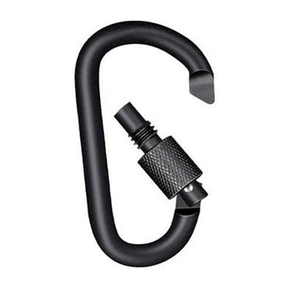 Carabiner Chain Clip Screw D Rings Buckle Rings Camping Mountain Aluminum Alloy Buckle Hook for Outdoors