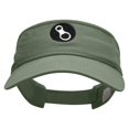 thumbnail image 1 of Carabiner Climber Embroidered Pro Style Cotton Twill Washed Visor - Olive OSFM, 1 of 5