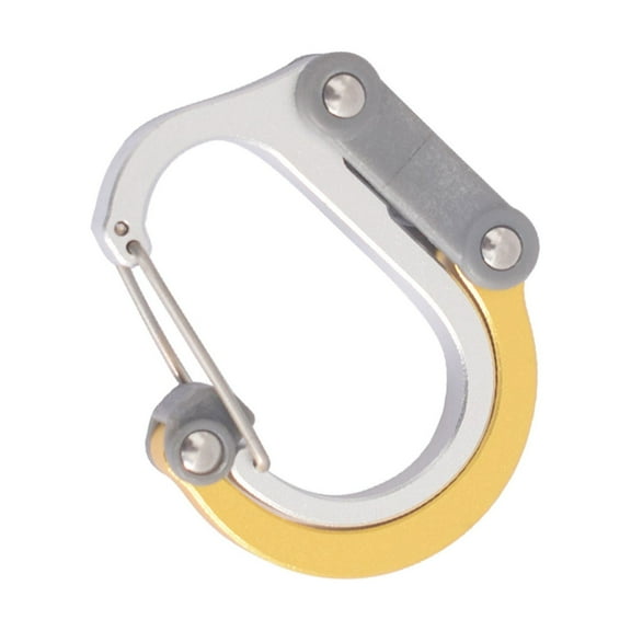 Carabiner Clip under $5! Xqxayjr Aluminum Alloy D-Shaped Carabiner for Climbing, Multifunctional Clip for Outdoor Sports, Lightweight Climbing Carabiner for Hiking, Heavy Duty Clip for Gear