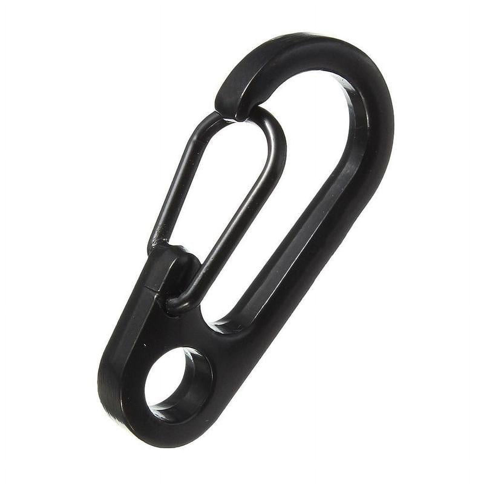 huanledash Key Ring Retractable Elastic Steel Wire Rope Snap Hook
