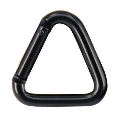 Carabiner Clip Triangular Climbing Buckle Aluminum Alloys Heavy Duties Locking Hook for Camping Fishing Hiking Travel