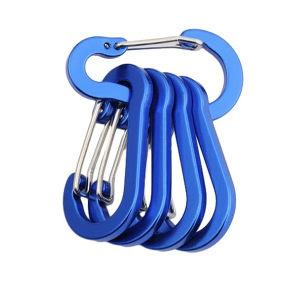 Carabiner Clips, 5Pcs Heavy Duty Carabiner Hook for Gym, Camping, Hiking, Outdoors, Small Carabiner for Leash, Harness