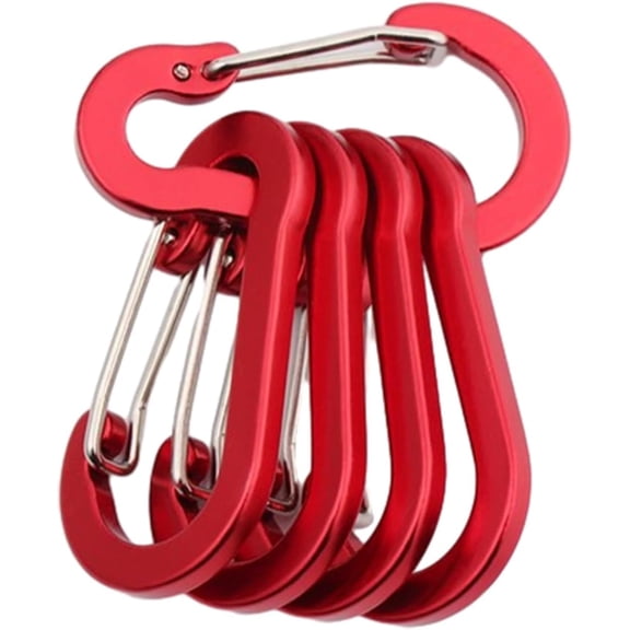 Carabiner Clips 5Pcs Heavy Duty Carabiner Hook for Gym Camping Hiking Outdoors Small Carabiner for Leash Harness