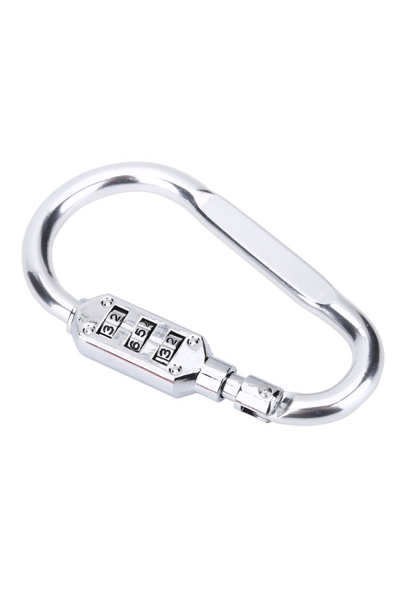 Carabiner Combination Lock, Locking Carabiner,3Colors Travel Bag Luggage Security Combination Lock Locking Carabiner Padlock