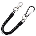 thumbnail image 1 of Uxcell Carabiner Hook Spiral Fishing Lanyard, Retractable Safety Coiled Cord Lanyard with Lobster Clasp, Elastic Spring Coil Rope Strap Leash for Fishing, Climbing, Boating, Pliers Tool, 1 of 7