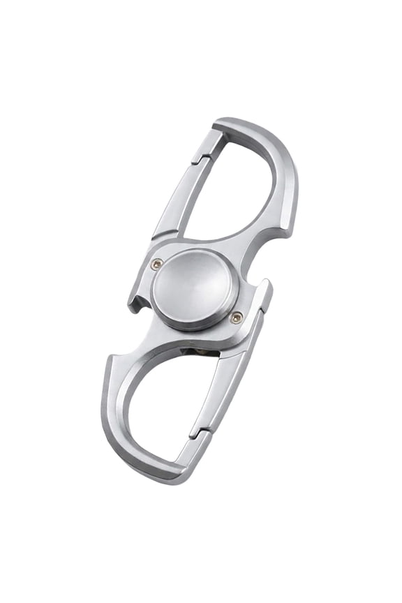 Carabiner Keychain Quick Release Key Holder, Metal D-Ring Clip Key Organizer, Heavy Duty Spring Snap Hook, Outdoor Everyday Carry Accessory for Camping