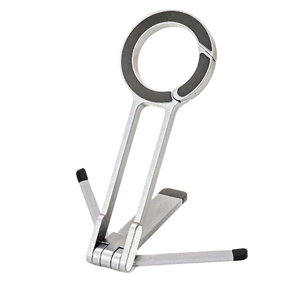 Blarkrus Carabiner Phone Mount Tripod, Keeps Small Items Sorted and Easy to Reach, for Outdoor Live Streaming Setup, Silver