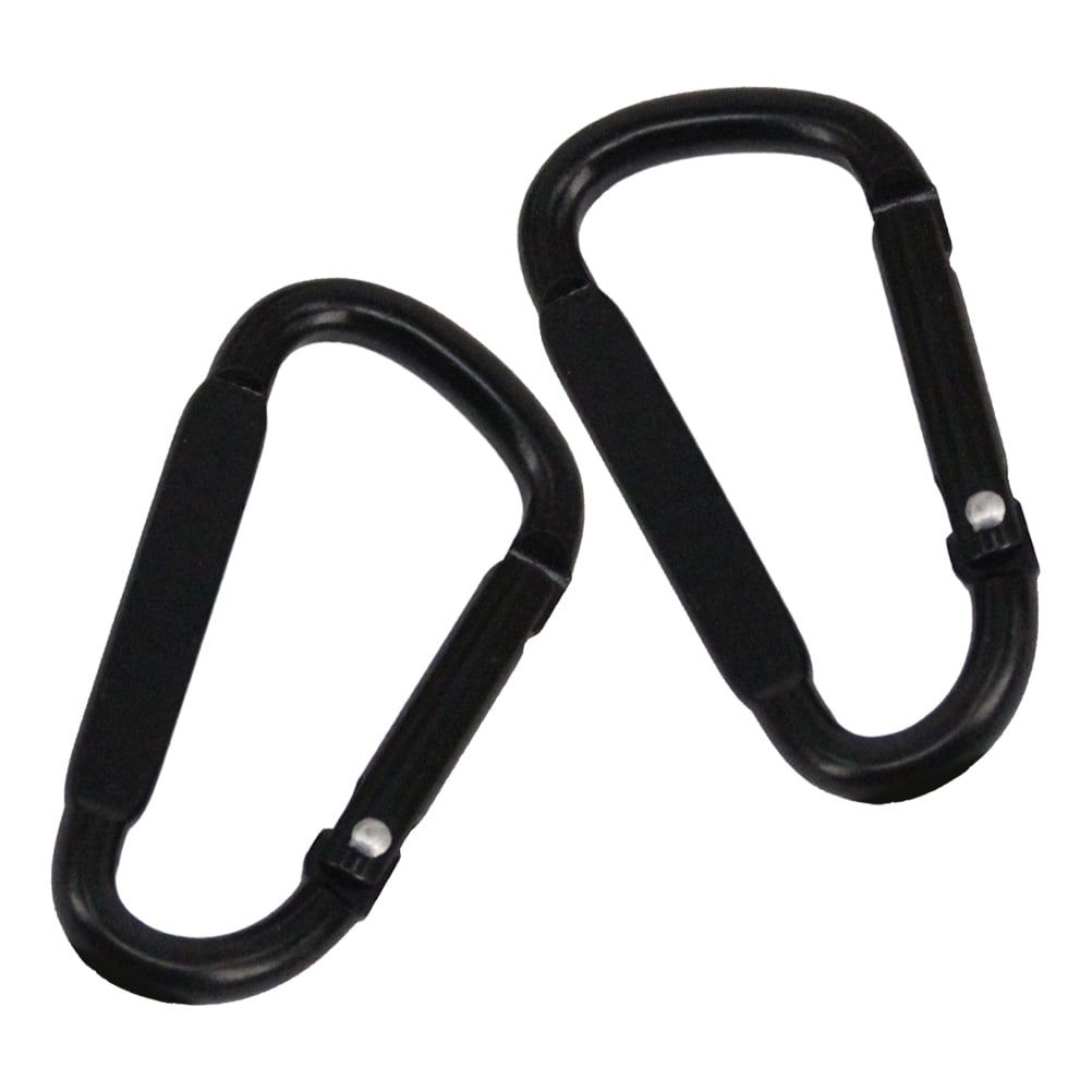 Carabiner Safety Locking D Shaped Carabiners Climbing Heavy Duty Multifunction Key Aluminum Alloy 20 Pcs