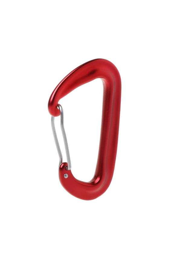 7075 Aviation Aluminum D Shape Carabiner 12KN Hammock Buckle Rock Climbin