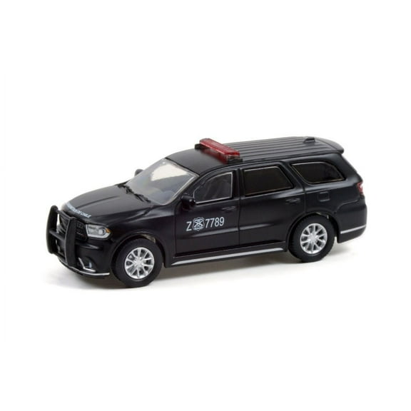 Carabineros de Chile 2018 Dodge Durango Police - Public Order Control, Matte Black - Greenlight 30299/48 - 1/64 scale Diecast Model Toy Car