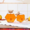 thumbnail image 1 of Carafe With Natural Cork Top Lid, Star Glass Pitcher For Jam,12.8Oz, 1 of 5