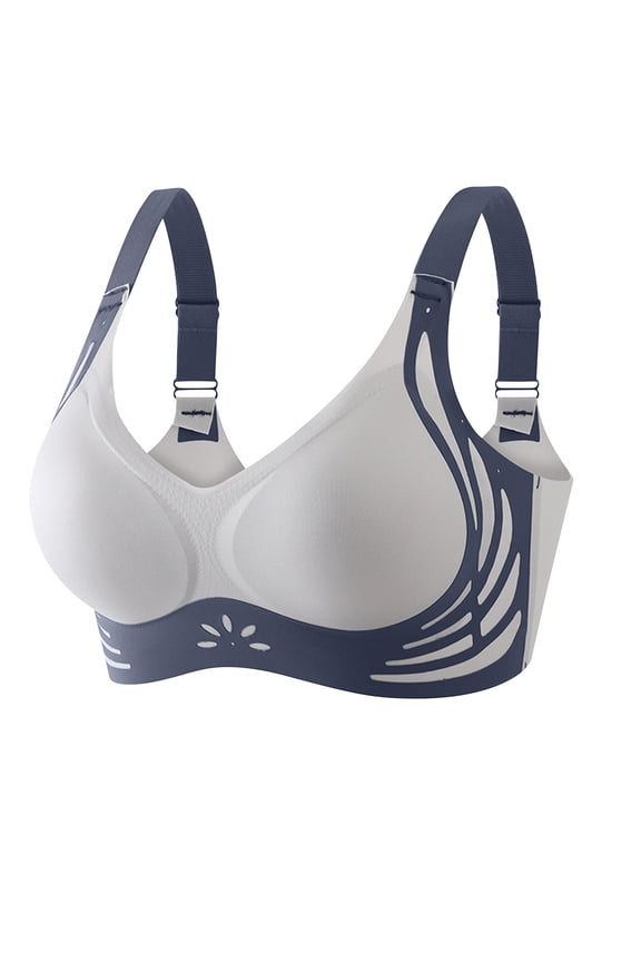 Caralush Bra, Lushfitting Powerful Push-Up Seamless Bra, Wireless No Underwire Pushup Underoutfit Bras for Women