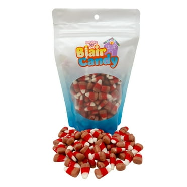 Caramel Apple Candy Corn - 1 LB Resealable Standup Candy Bag - Traditionally Shaped Candy Corn w / Caramel Apple Flavor - Bulk Halloween and Autumn Candy for Parties