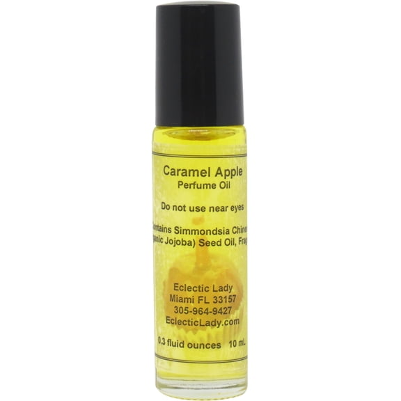 Caramel Apple Perfume Oil, 0.3 Oz Portable Roll-On Fragrance