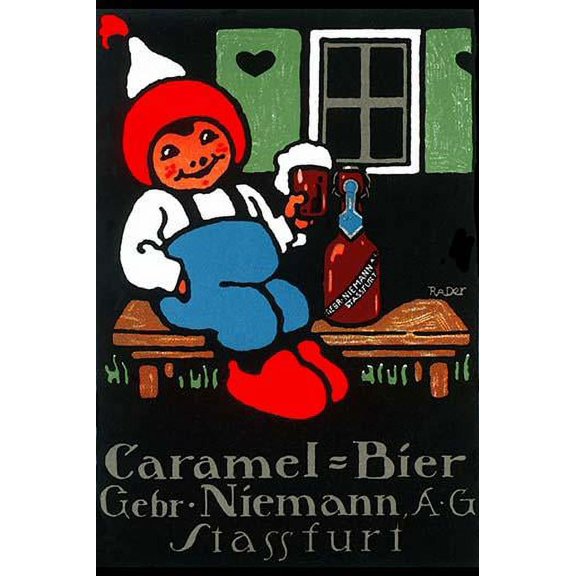 Caramel = Bier-Fine Art Canvas Print (20" x 30")