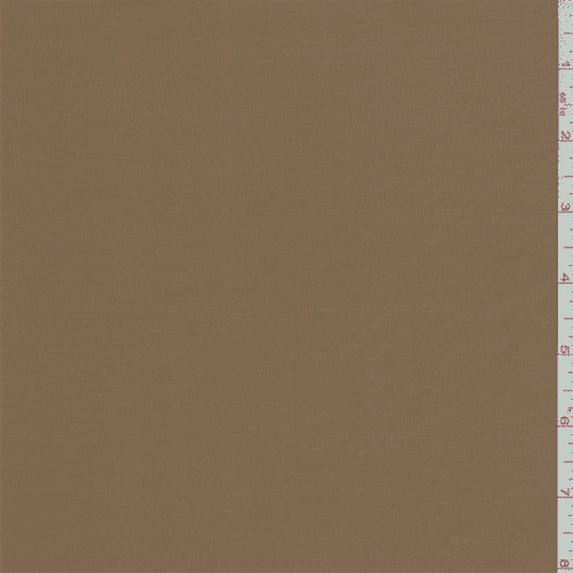 Caramel Brown Activewear/Swimwear, Fabric Sold By the Yard