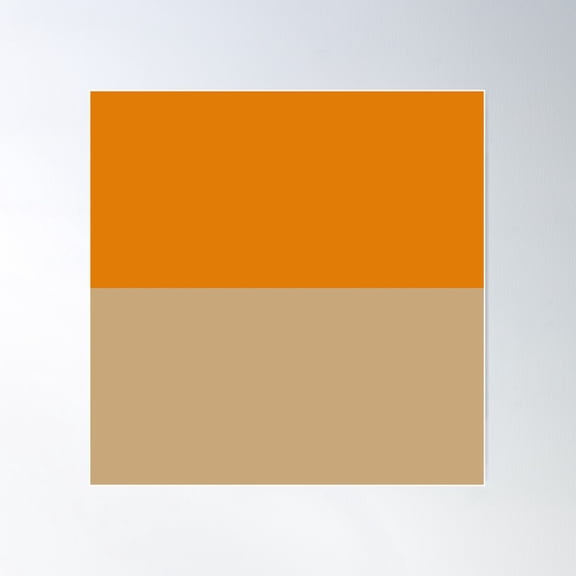 Caramel Chai Poster Wall Art, Modern Wall Decor For Living Room Bedroom, 24x24 UNFRAMED