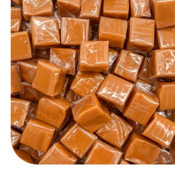Caramel Cubes Candy - 2 Pound Pack (150 Count) - Individually Wrapped Caramels for Parties, Candy Bowls, Baking, and Gift Bags - Classic Squares