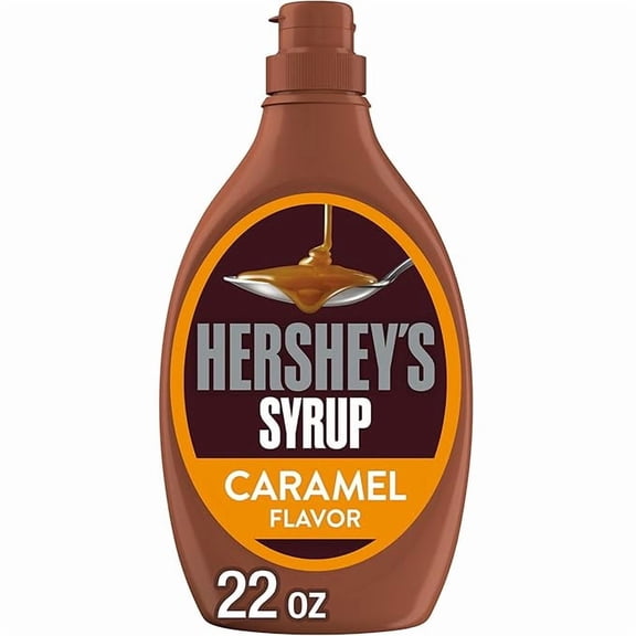Caramel Flavored Syrup Bottle, 22 oz