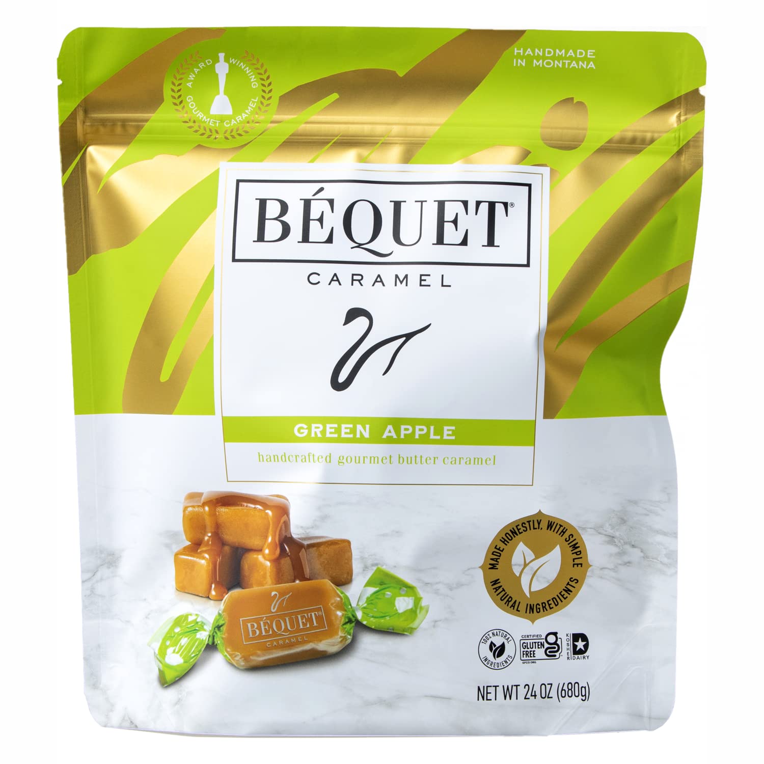 Caramel Green Caramel Candy Gourmet Caramel Candy Caramel Candy