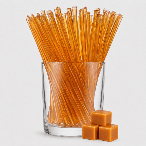 Glorybee Caramel HoneyStix (100 ct bag)